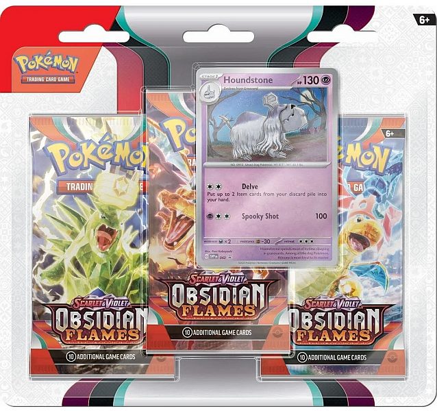 Pokemon Sv03 Obsidian Flames  -pack Blister: Houndstone