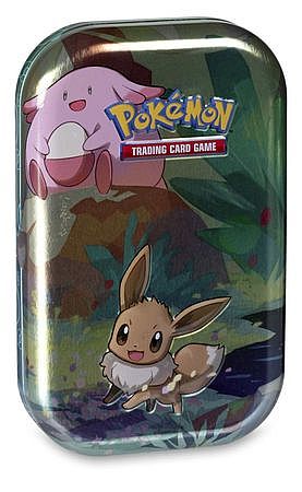 Pokemon Tin Kasse  Kanto Friends Mini Tin: Eevee    Boosters  Billedkort     195 184 Nt