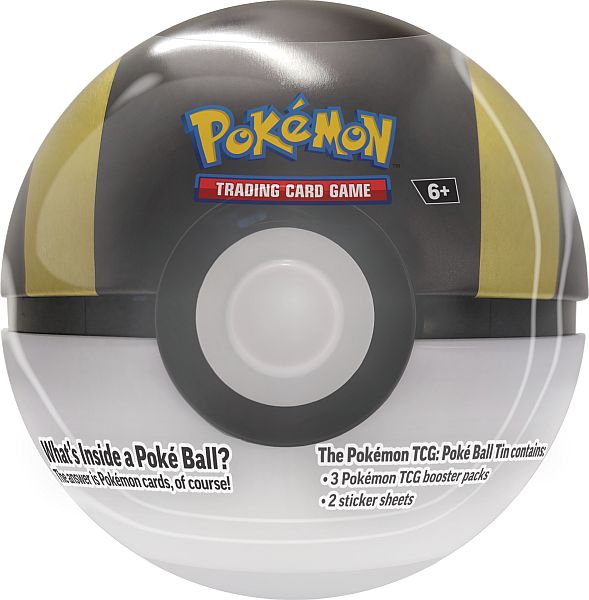 Pokemon Tin Kasse Poke Ball  Pokeball  Tin: Ultra Ball  2024     Boosters   Stickers