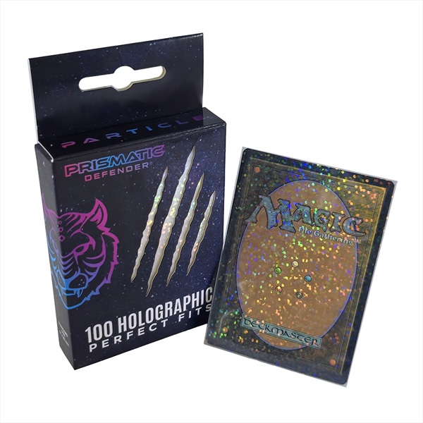 Prismatic Defender: Perfect Fits Particle Holographic Foil Inner Card Sleeves 100 Kortlommer