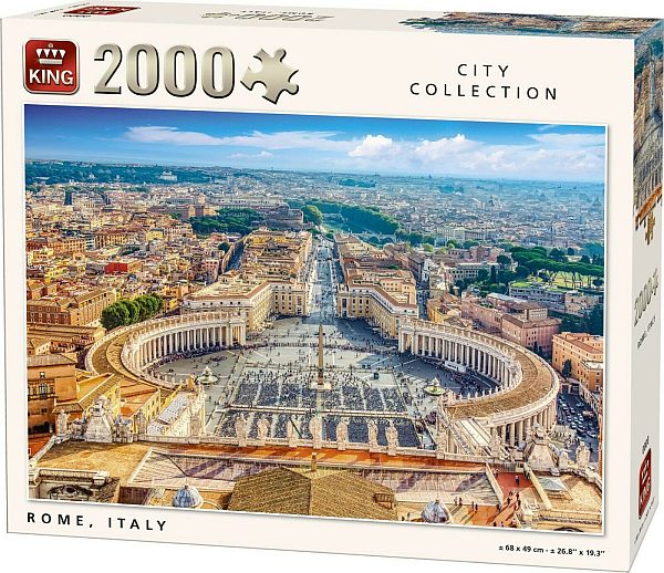 Puzzle City Collection: Vatican City  Rome  Italy  2000 Pieces
