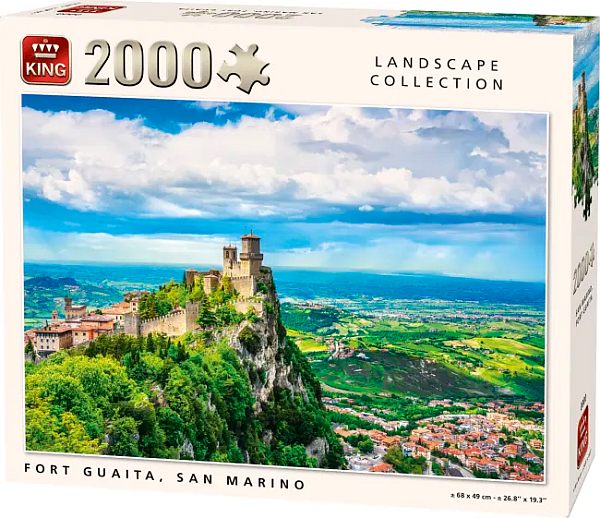 Puzzle Landscape Collection: Fort Guaita  San Marino  2000 Pieces