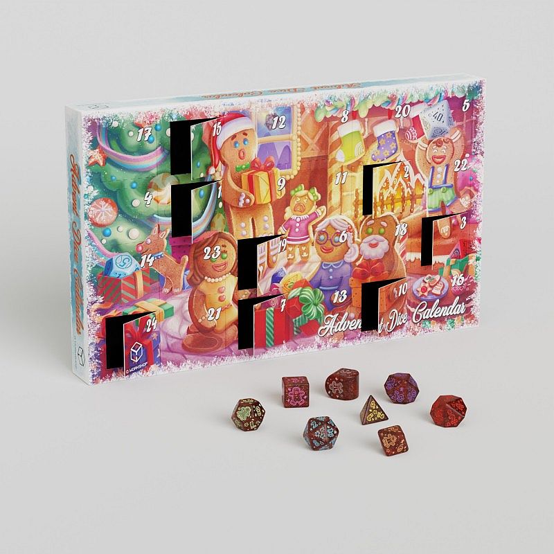 -workshop Mystery Dice Advent Calendar     Terningekalender 2025