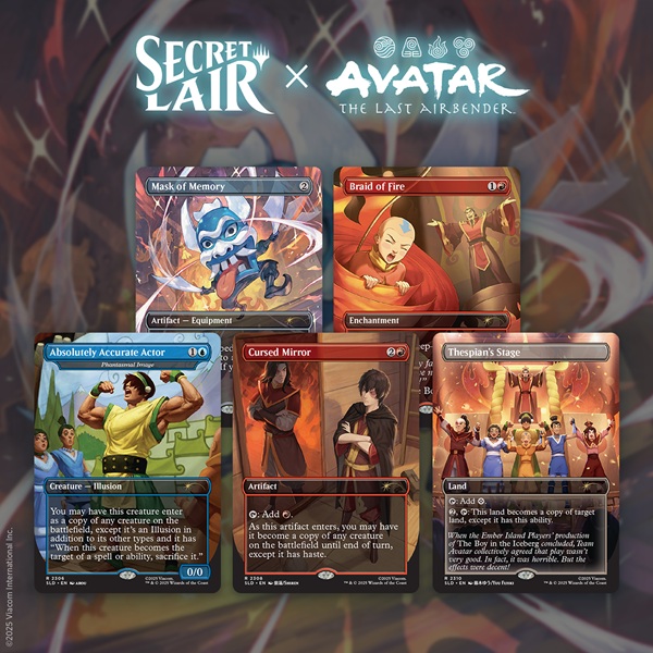 Secret Lair Drop Series  2025 : Avatar: The Last Airbender Superdrop: Secret Lair   Avatar: The Last Airbender   The Ember Island Players  Regular