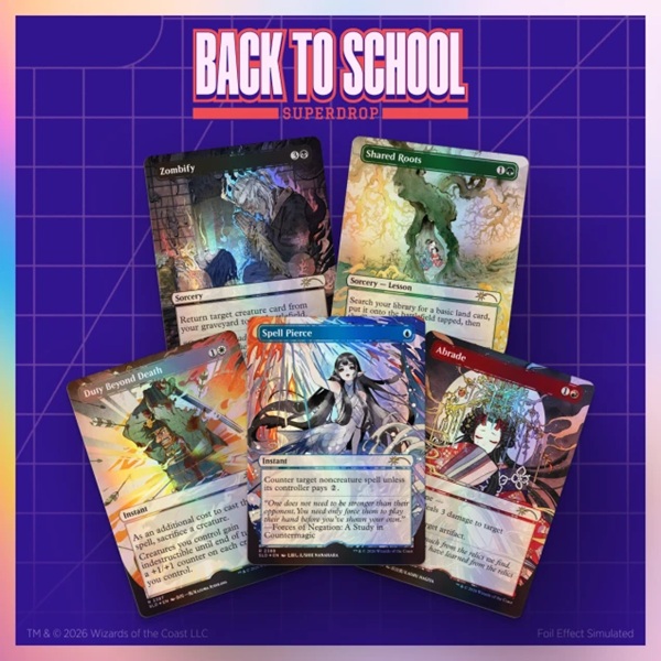 Secret Lair Drop Series 2026 : Back To School Superdrop: Return To Mystical Archive Foil