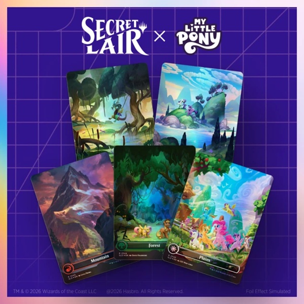Secret Lair Drop Series 2026 : Back To School Superdrop: Secret Lair My Little Pony: The Lands Of Equestria Foil