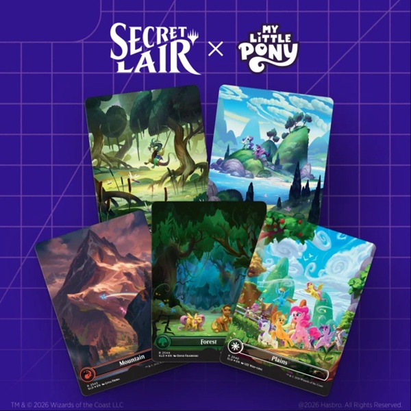 Secret Lair Drop Series 2026 : Back To School Superdrop: Secret Lair My Little Pony: The Lands Of Equestria Regular