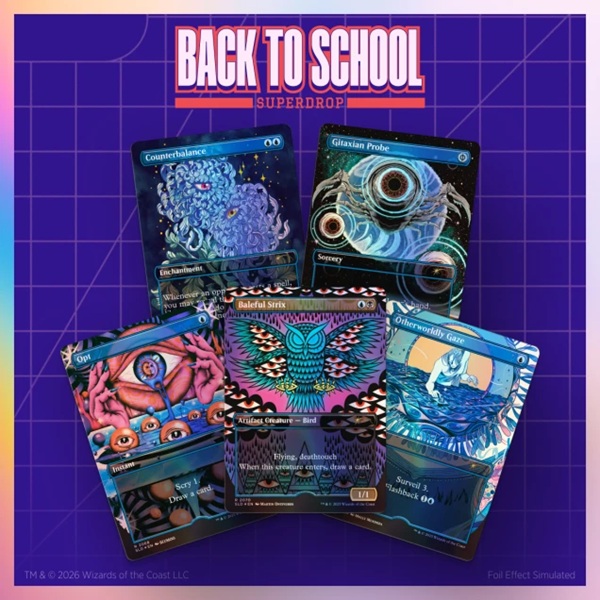 Secret Lair Drop Series 2026 : Back To School Superdrop: The Eyes Have It Foil