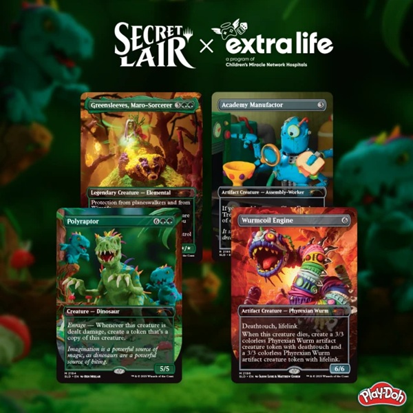 Secret Lair Drop Series  2025 : Extra Life Superdrop: Secret Lair   Play-doh: Squishful Thinking  Regular