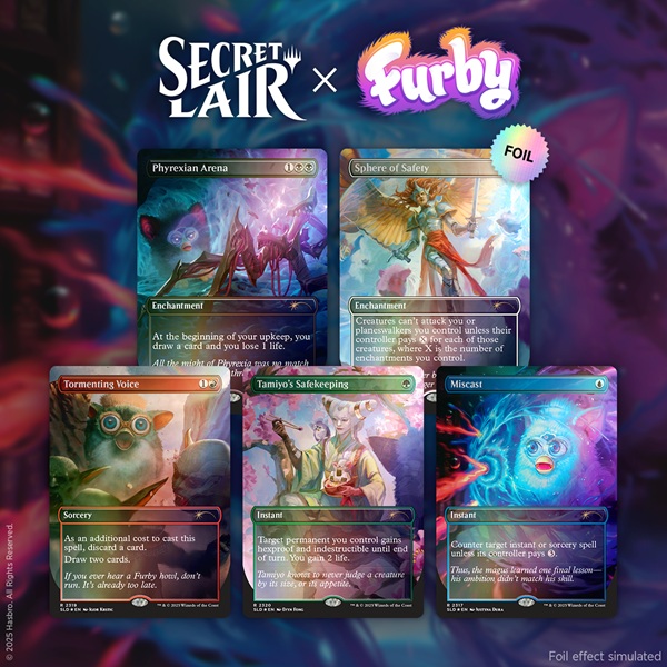 Secret Lair Drop Series  2025 : Secret Scare Superdrop: Secret Lair   Furby: Furbys: The Gathering  Foil