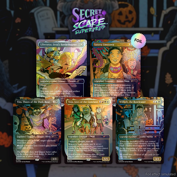 Secret Lair Drop Series  2025 : Secret Scare Superdrop: Trick Or Treat  Foil