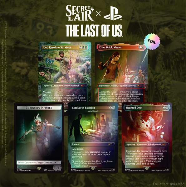 Secret Lair Drop Series  2025 : The Playstation Superdrop: Secret Lair   The Last Of Us Part    Foil