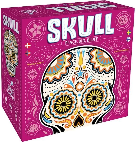Skull  Dansk  Bluffing Card Game  Gringo  Skull   Roses   Asmodee