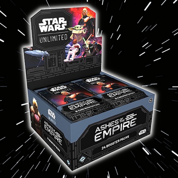 Star Wars: Unlimited Tcg Set  : Ashes Of The Empire Booster Display  Box Med 24 Packs