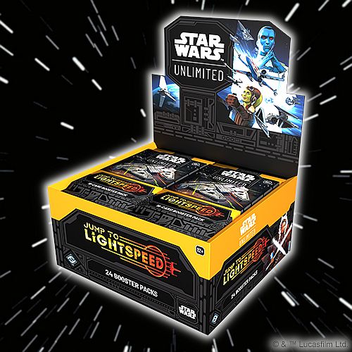 Star Wars: Unlimited Tcg Set : Jump To Lightspeed Booster Display Box Med 24 Packs