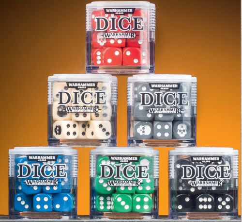 Terninger Warhammer Dice Cube  20   12mm D6  9922999914206