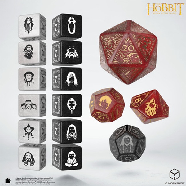 The Hobbit Tcg: Ember Hearth Dice Set