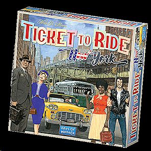 Ticket To Ride Dansk Grundspil New York  Skandinavisk Version