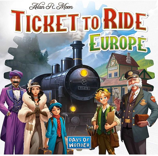 Ticket To Ride Engelsk Grundspil Europe  English Edition