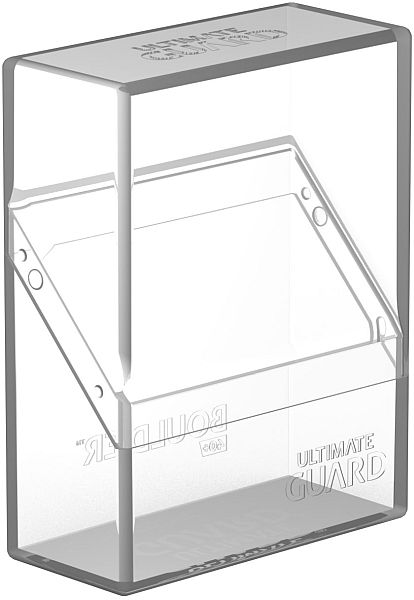 Ultimate Guard Boulder Deck Case  Deck Box  40  Standard Size Clear  Gennemsigtig Transparent
