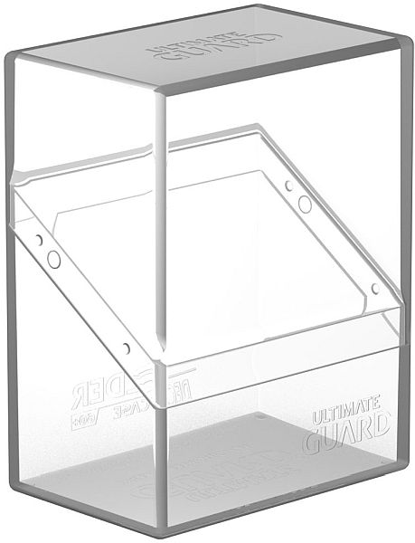 Ultimate Guard Boulder Deck Case  Deck Box  60  Standard Size Clear  Gennemsigtig Transparent