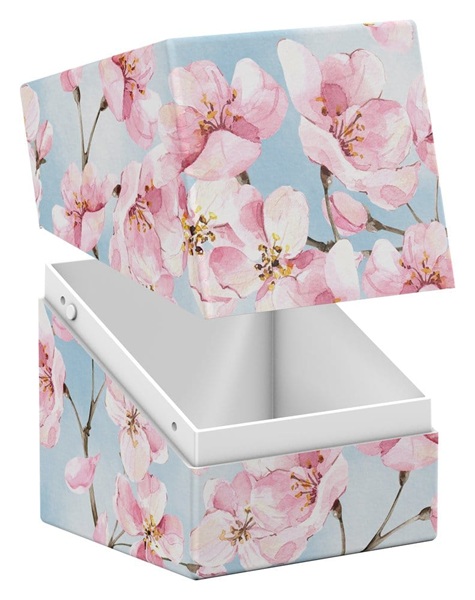 Ultimate Guard Return To Earth Boulder Deck Case  Deck Box  100  Standard Size: Floral Places Cherry Blossom
