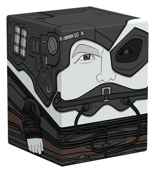 Ultimate Guard Squaroes Boulder Deck Case  Deck Box  100  Standard Size: Star Trek: The Next Generation Borg Drone