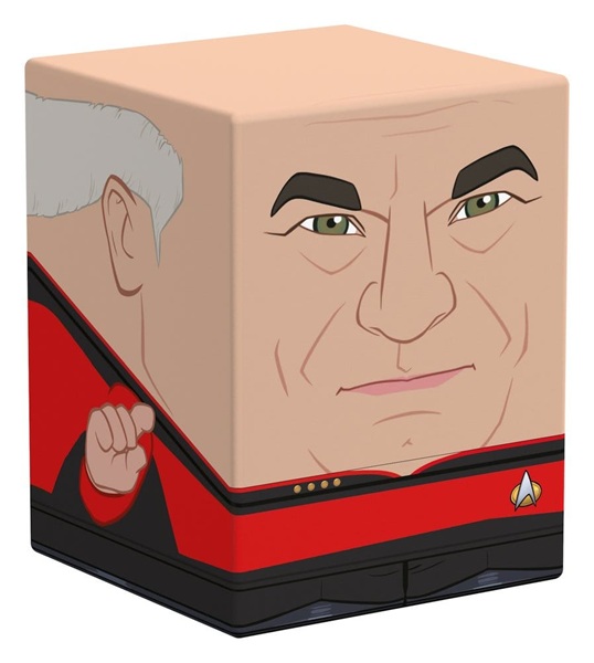 Ultimate Guard Squaroes Boulder Deck Case  Deck Box  100  Standard Size: Star Trek: The Next Generation Captain Picard