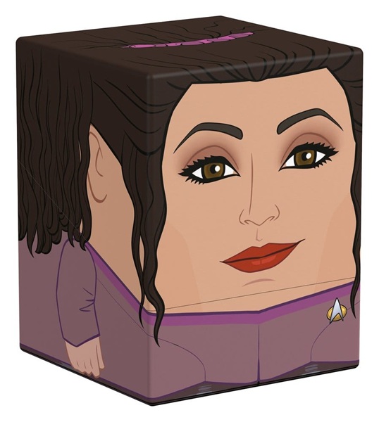 Ultimate Guard Squaroes Boulder Deck Case  Deck Box  100  Standard Size: Star Trek: The Next Generation Deanna Troi