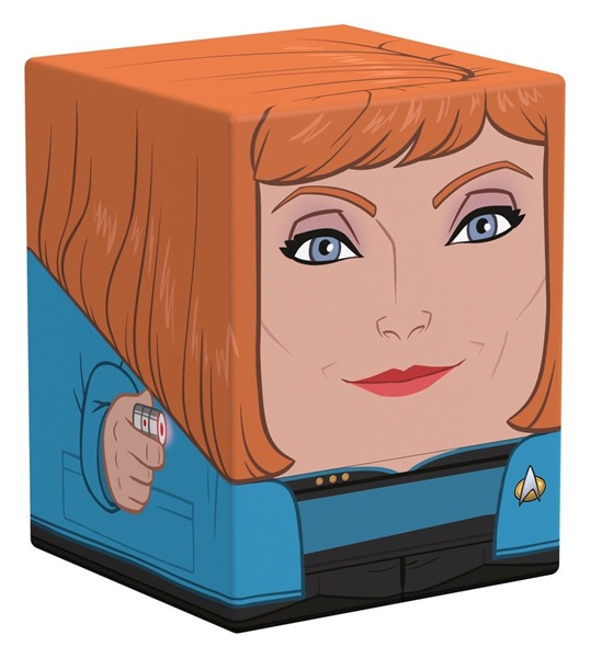 Ultimate Guard Squaroes Boulder Deck Case  Deck Box  100  Standard Size: Star Trek: The Next Generation Dr  Beverly Crusher