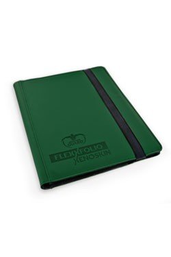 Ultimate Guard  -pocket Flexxfolio 18 Pocket  Mappe  360 Kort  Xenoskin Green  Grønne
