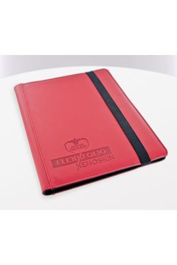 Ultimate Guard  -pocket Flexxfolio 18 Pocket  Mappe  360 Kort  Xenoskin Red  Røde