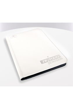 Ultimate Guard   18-pocket Zipfolio  Mappe  360 Kort  Xenoskin White  Hvide