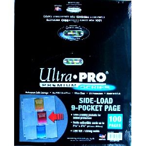 Ultra Pro Mappelommer Til Ringbind   Huller Sideloading Plads Til   Kort   195 165  Hver Side  Display Med 100 Stk   82892