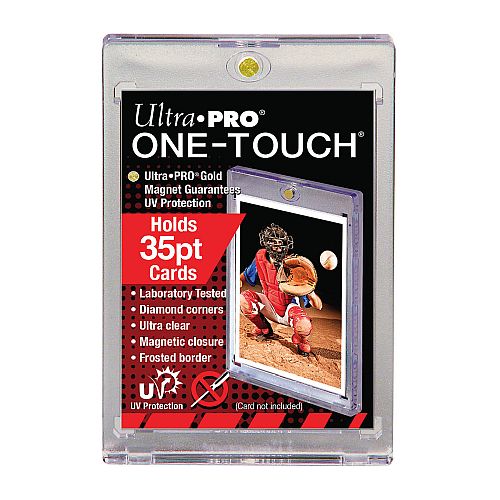 Ultra Pro One-touch Magnetic Holder Standard Size      Quot        Quot  35pt Uv Sleeves  81575-uv