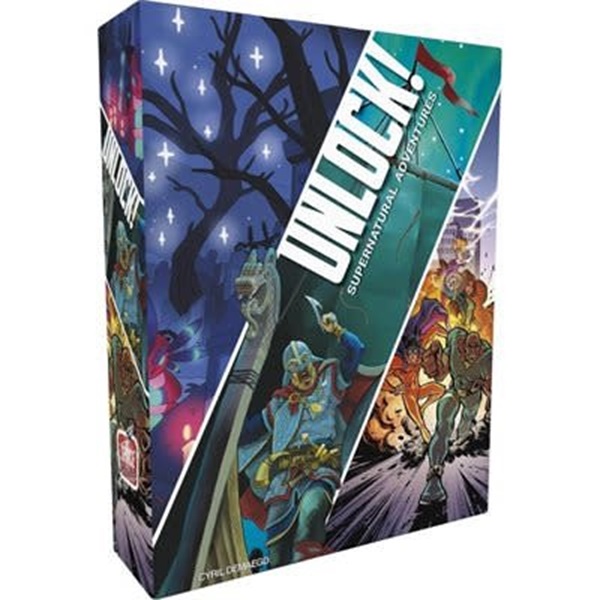 Unlock  12: Supernatural Adventures  Engelsk  Cooperative Escape Room Puzzle Card Game