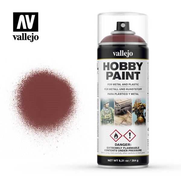Vallejo Hobby Paint Primer Sprays: Gory Red 400ml