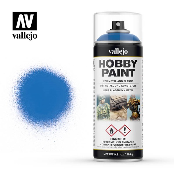 Vallejo Hobby Paint Primer Sprays: Magic Blue 400ml