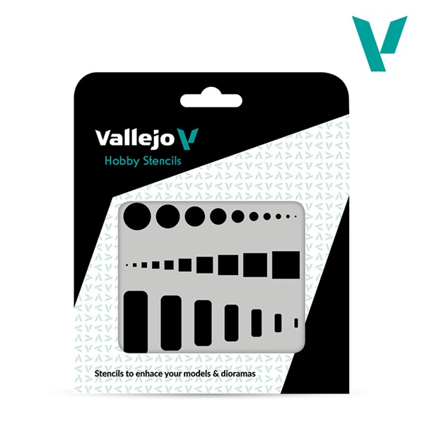 Vallejo Hobby Stencils: Access Trap Doors 125x125mm