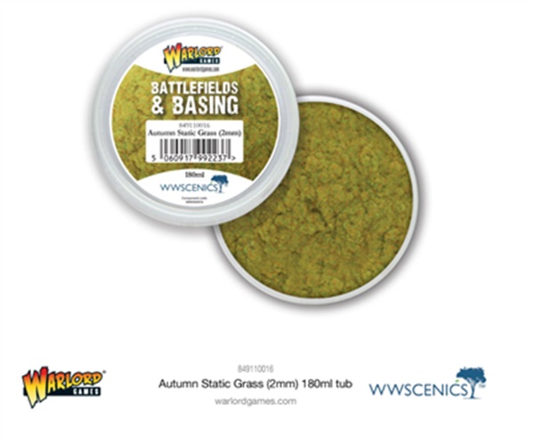 Warlord Scenics: Autumn 2mm Static Grass  180ml