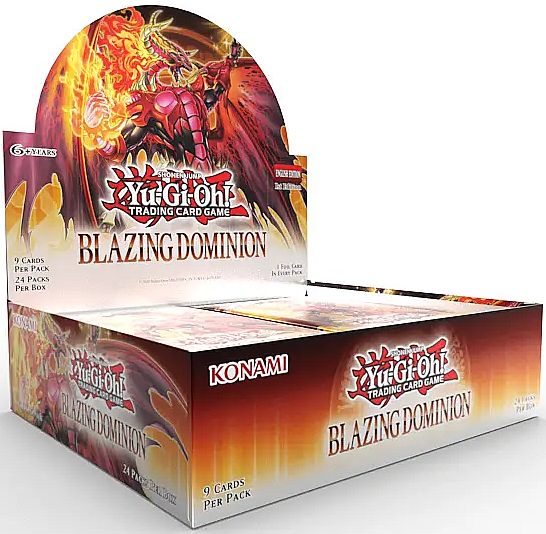 Yu-gi-oh  Booster Pakke Blazing Dominion Booster Display