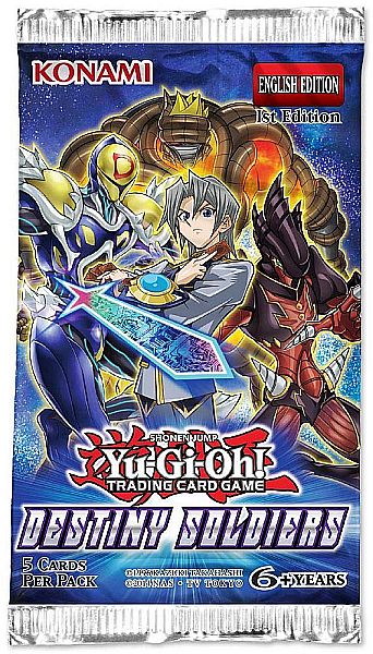 Yu-gi-oh  Booster Pakke Destiny Soldiers