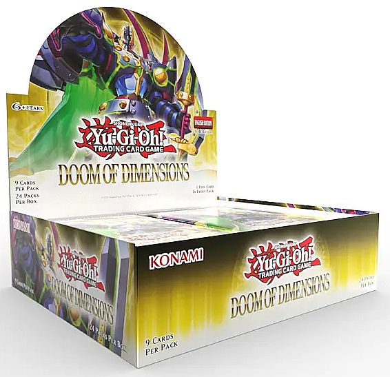 Yu-gi-oh  Booster Pakke Doom Of Dimensions Booster Display Box Med 24 Pakker