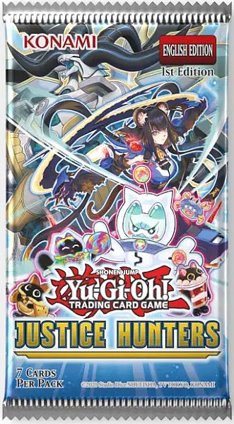 Yu-gi-oh  Booster Pakke Justice Hunters Booster Pack